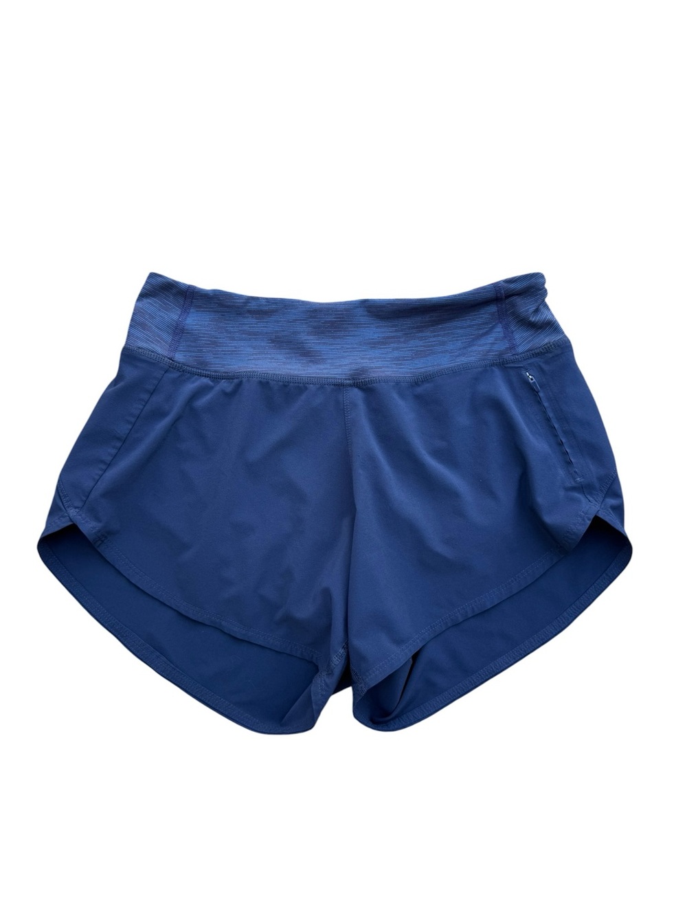 Outdoor Voices Navy Blue Lined Shorts